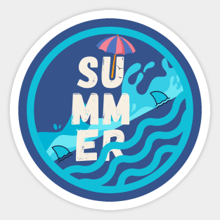 Hello summer team Sticker